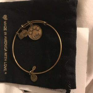 Alex and Ani Paw Prints bangle
